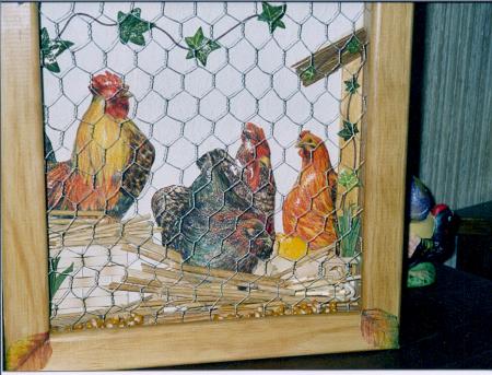 Le coq et les poules