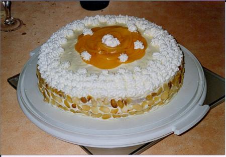 Gateau aux p�ches